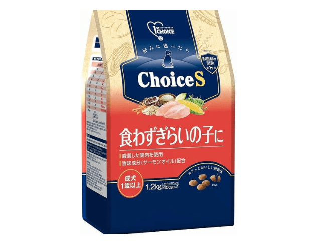 ファーストチョイス チョイスS 食わず嫌いの子にのパッケージ